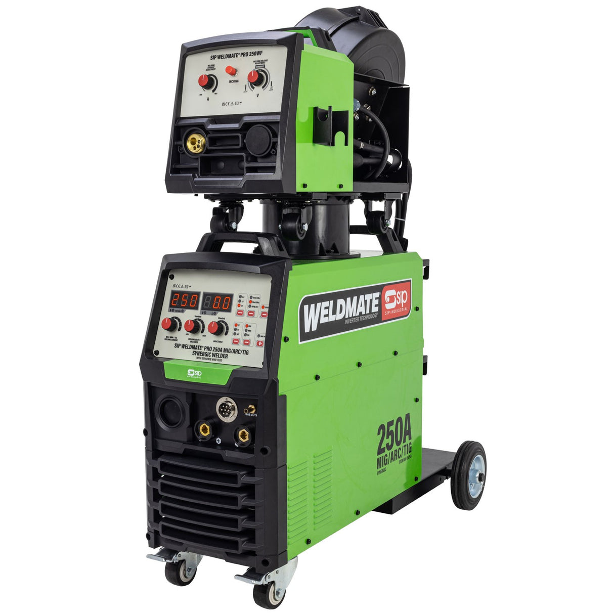 SIP WELDMATE® PRO 250A MIG/ARC/TIG Welder w/ SWF - IP-05753