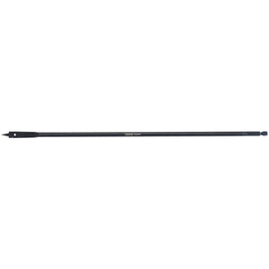 The Draper Extra Long Flat Wood Bit, 10 x 405mm - FB102XL, is a high-quality carbon steel tool featuring a flat, pointed end and a curved, rounded end on the opposite side.