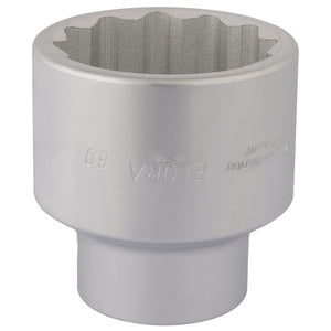 Draper Elora Bi-Hexagon Socket, 1" Sq. Dr., 60mm - 780-60 - Farming Parts