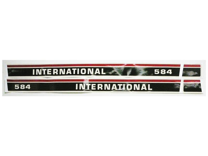 Decal Set - Case IH / International Harvester IH 584 | Sparex Part Number: S.67756