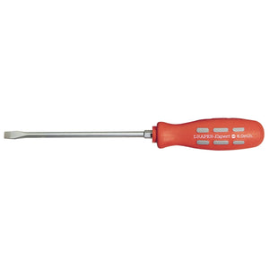 Draper Plain Slot Flared Tip Mechanic's Screwdriver, 150 X 6mm (Sold Loose) - 870B - Farming Parts