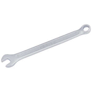 A 6mm Draper Redline Metric Combination Spanner, made from tempered chrome vanadium steel, featuring an open-end and a box-end.