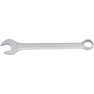 The Draper Redline Metric Combination Spanner, RL-8231MM, is made from hardened chrome vanadium steel and features both an open-end and a ring-end, with the number 20mm marked on both sides.