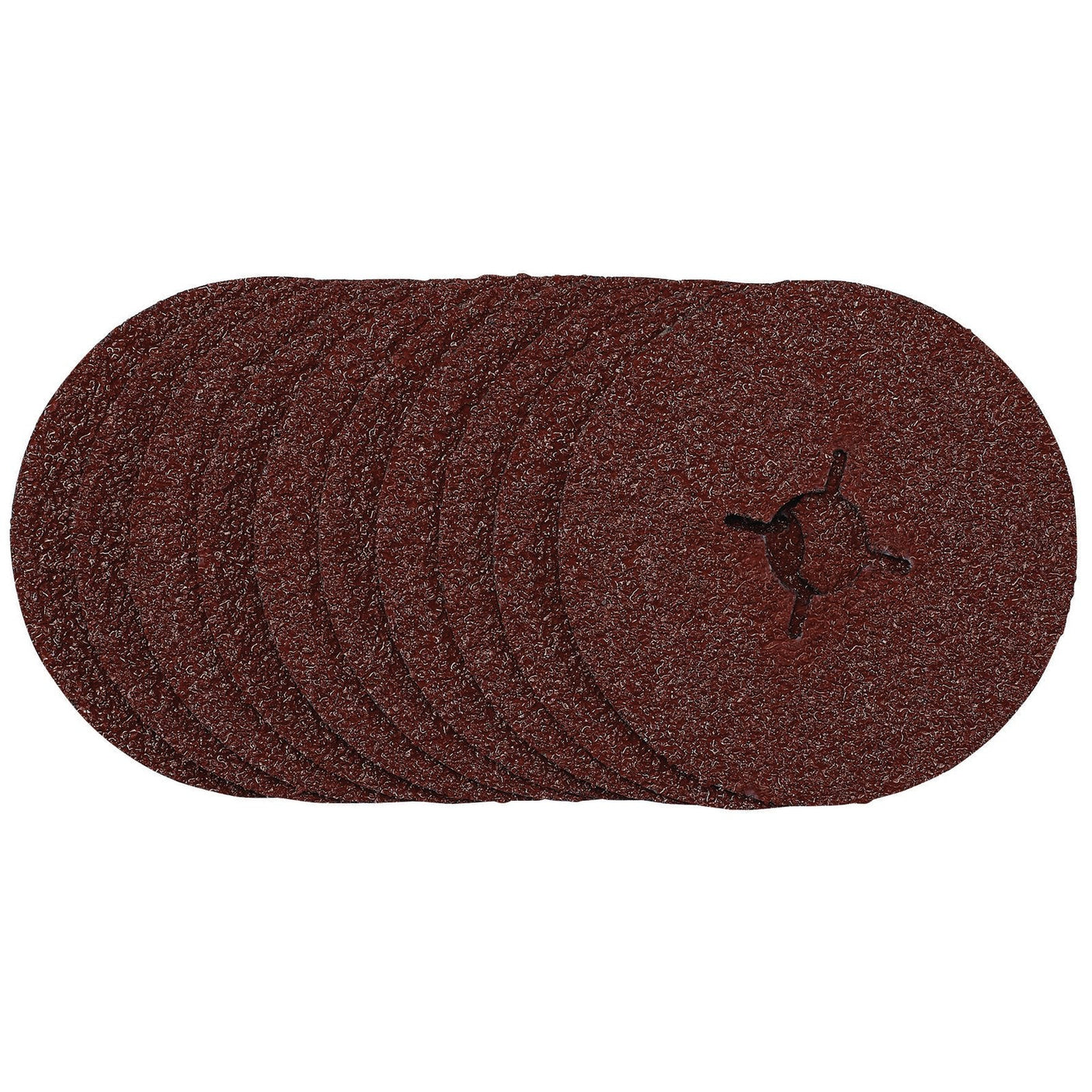 Draper Fibre Sanding Discs, 115mm, 24 Grit, (Pack Of 10) - SDFD115 - Farming Parts