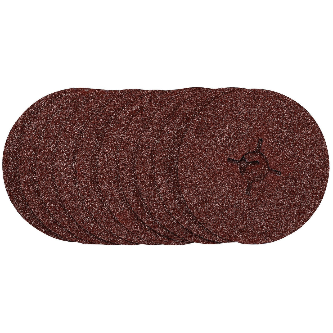 Draper Fibre Sanding Discs, 115mm, 36 Grit, (Pack Of 10) - SDFD115 - Farming Parts