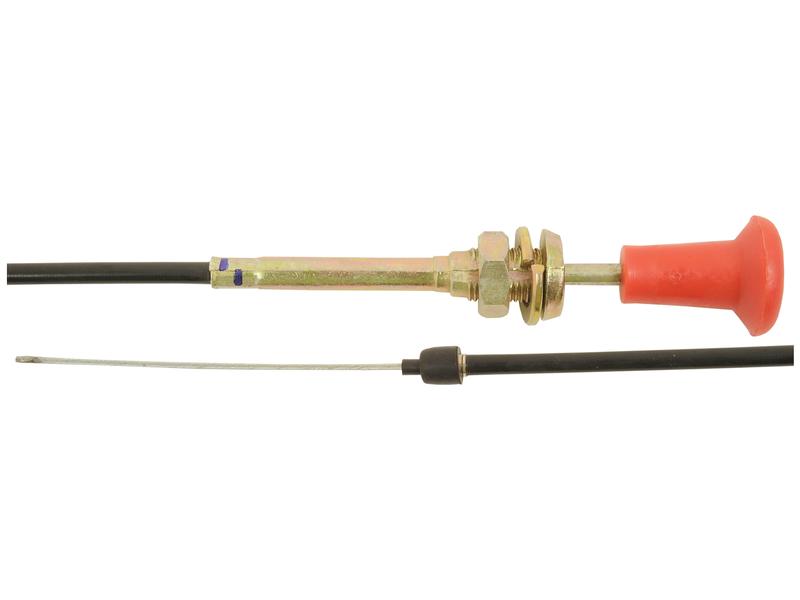 Engine Stop Cable - Length: 2245mm, Outer cable length: 2009mm. - Sparex Part No. S.68392