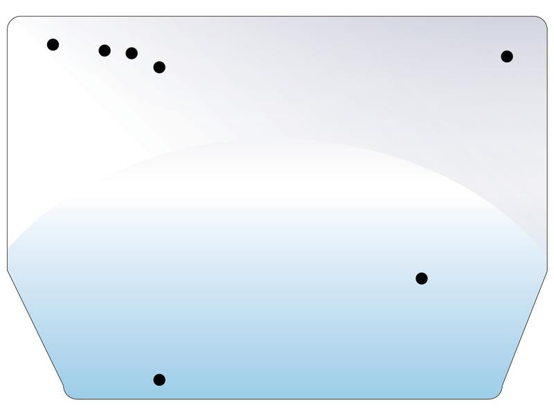 Simple gradient background with seven black dots positioned mostly toward the top left, one in the middle right, and one at the bottom center, creating an aesthetic similar to the precise alignment of a Sparex Rear Window Gas Strut (Sparex Part Number: S.68530).