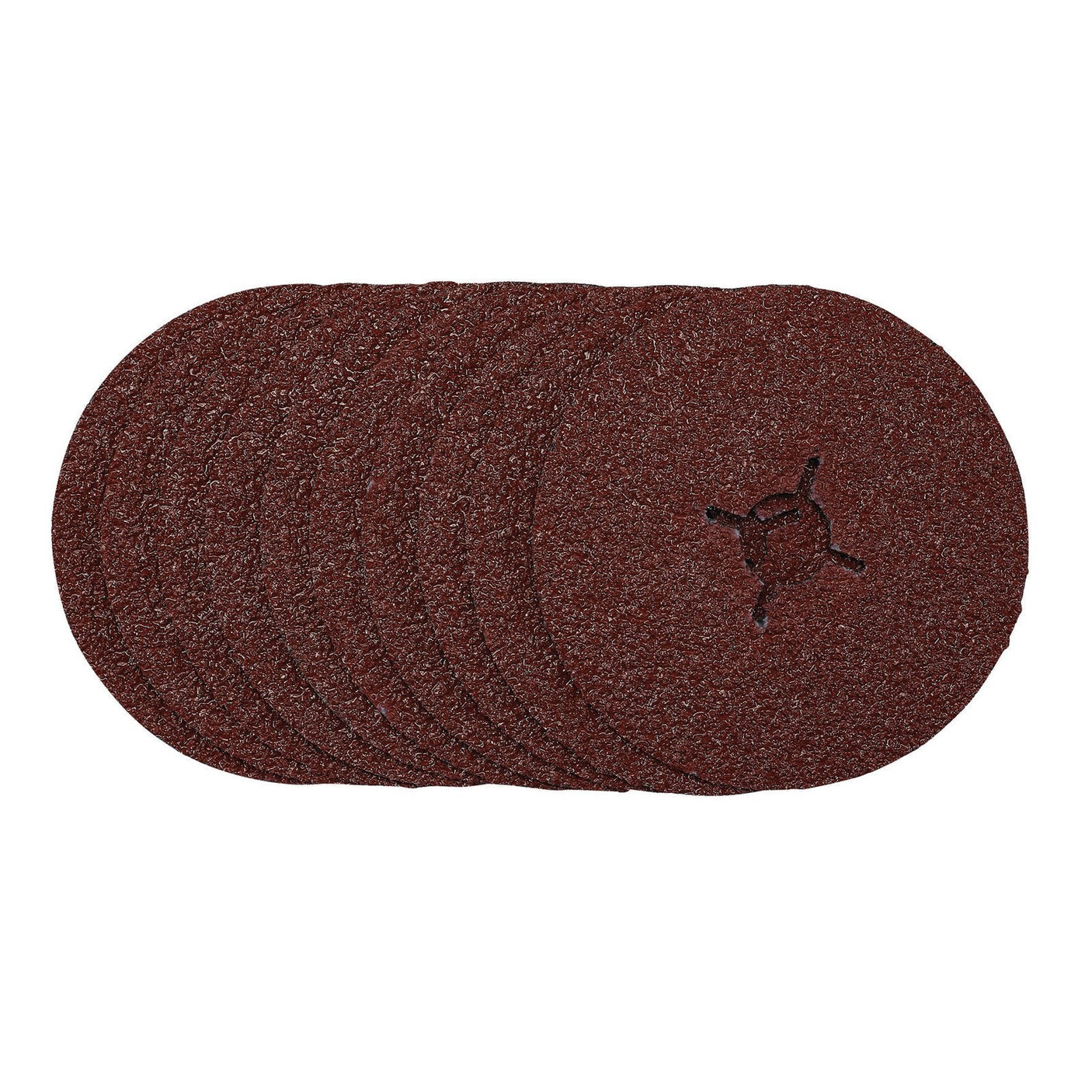 Draper Fibre Sanding Discs, 125mm, 24 Grit, (Pack Of 10) - SDFD125 - Farming Parts