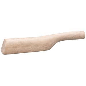 The Draper Lead Dressing Tool No.2 - LDT by Draper is crafted from beechwood with a smooth finish, featuring a contoured handle and a flat, wide end.