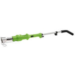 A Draper Weed Burner, 2000W - G/WB2000D, featuring a green and silver design with a black soft grip handle.