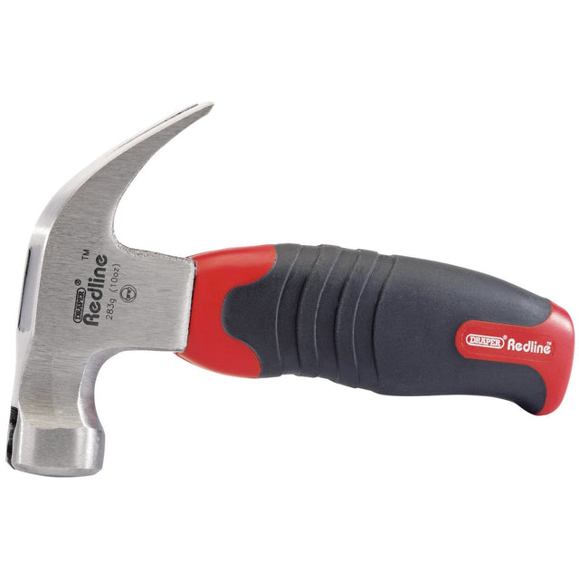 Draper Redline Fibreglass Shaft Stubby Claw Hammer, 283G/10Oz - RL-SCHSG - Farming Parts