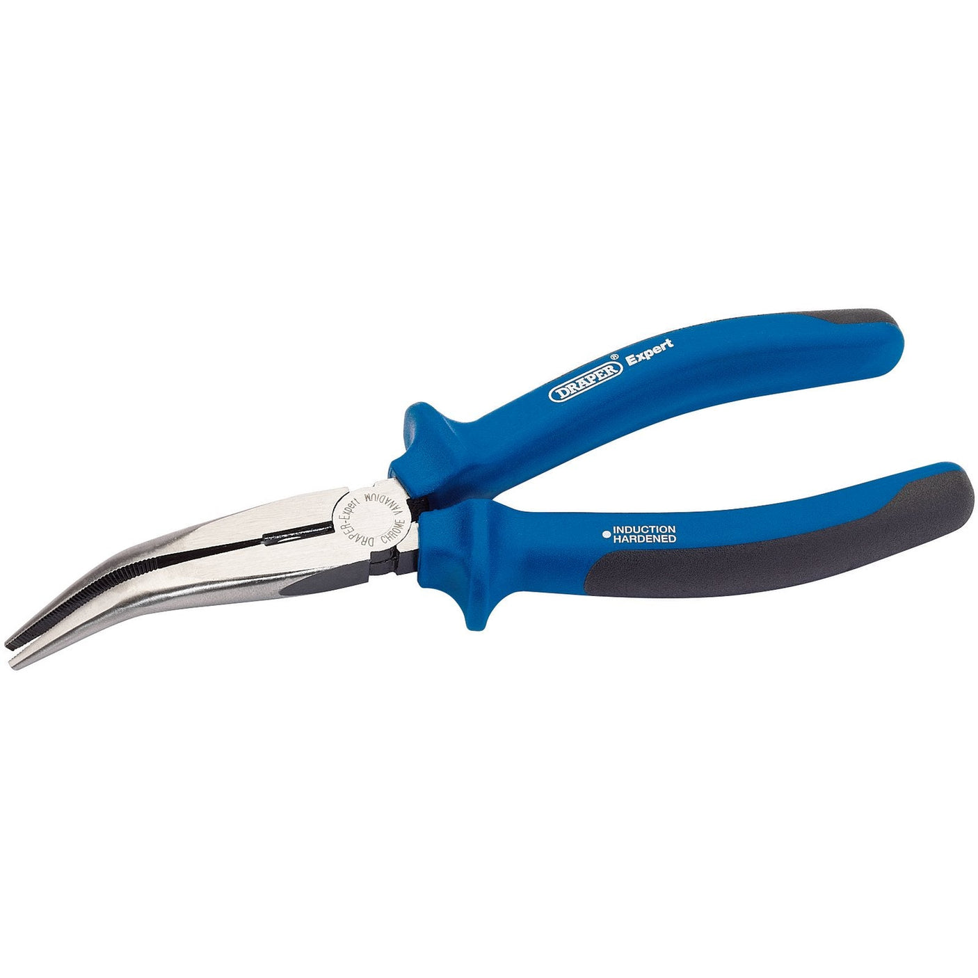 Draper Heavy Duty Soft Grip Bent Nose Pliers, 200mm - 36BNBN - Farming Parts