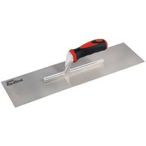 Draper Redline Soft Grip Plastering Trowel, 450mm - RL-PLT/SG/B - Farming Parts