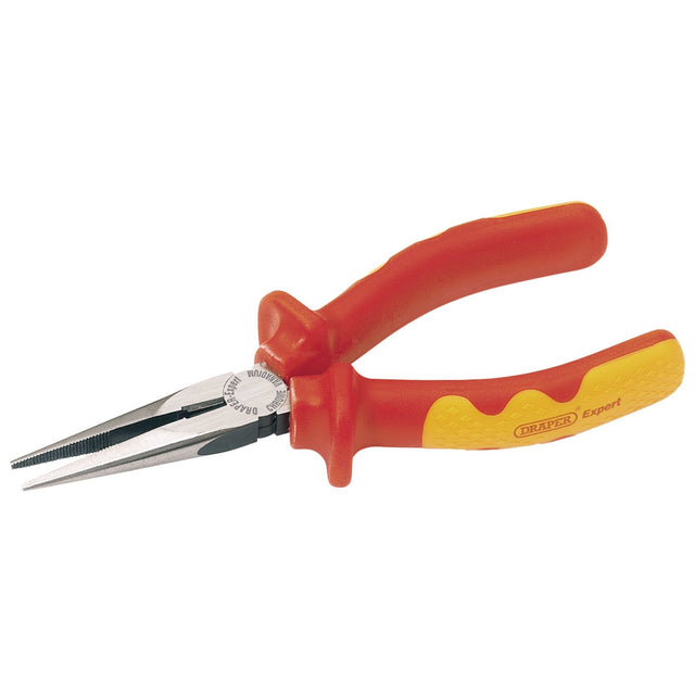 Draper Vde Approved Fully Insulated Long Nose Pliers, 160mm - 36AVDE - Farming Parts