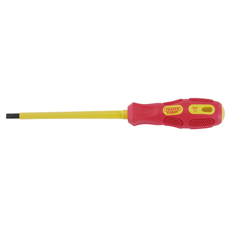 Draper Vde Approved Fully Insulated Plain Slot Screwdriver, 5.5 X 125mm - 960 - Farming Parts