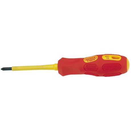 Draper Vde Approved Fully Insulated Pz Type Screwdriver, No.1 X 80mm (Sold Loose) - 960PZB - Farming Parts