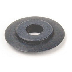 A Draper Spare Cutting Wheel For 69731 - YRTC, featuring a central hole and constructed from black rubber, designed for sealing or distributing pressure.