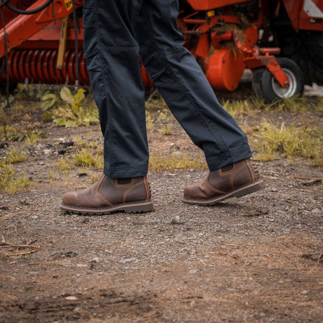 Xpert Heritage Trader SBP Safety Boot Brown - Farming Parts