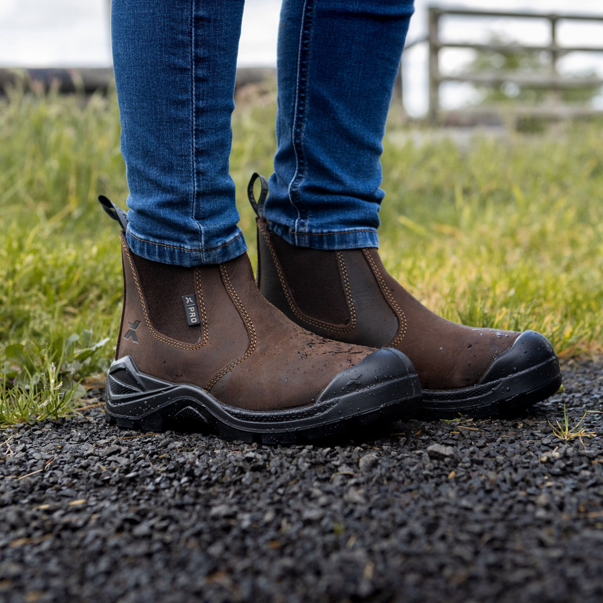 Xpert Pro Drover Junior Brown Non-Safety Dealer Boot Leather | BB-XPP2450