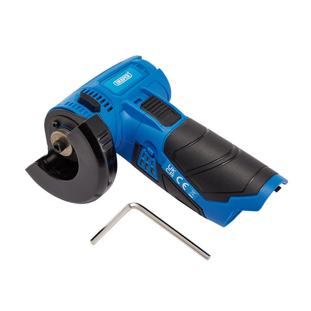Draper 12V Brushless Angle Grinder/Cut Off Tool (Sold Bare) - CAG12VD - Farming Parts
