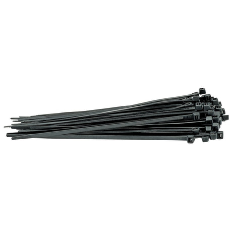 Draper Cable Ties, 4.8 X 200mm, Black (Pack Of 100) - CT3B - Farming Parts