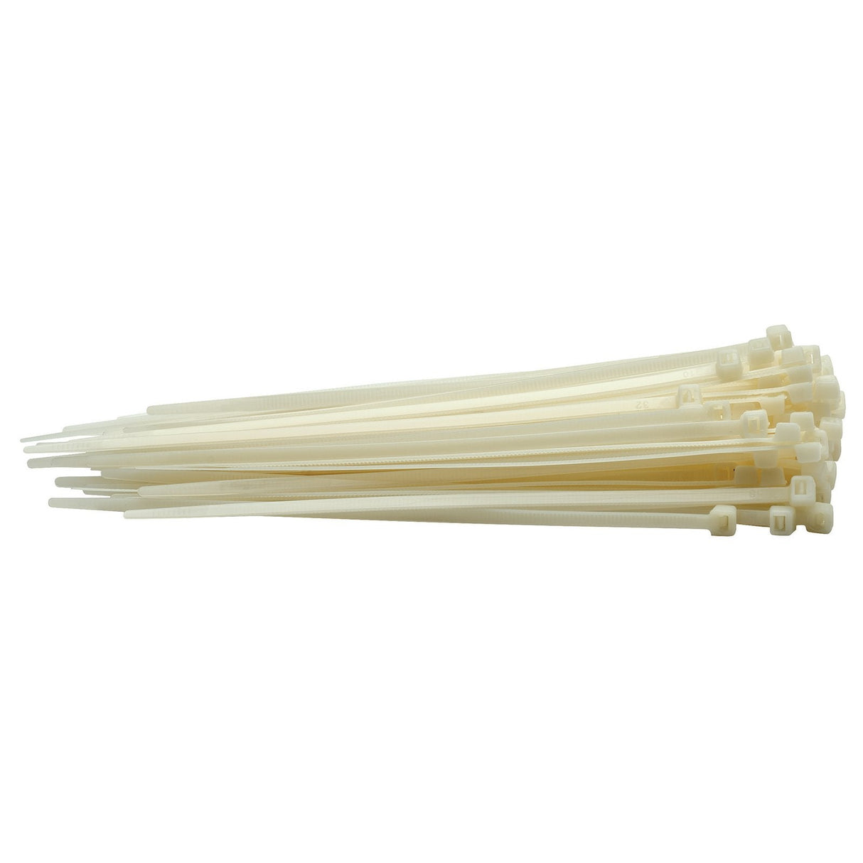 Draper Cable Ties, 4.8 X 200mm, White (Pack Of 100) - CT3W - Farming Parts
