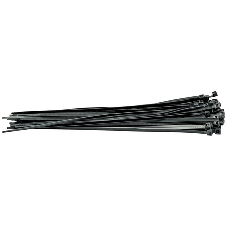 Draper Cable Ties, 4.8 X 300mm, Black (Pack Of 100) - CT4B - Farming Parts