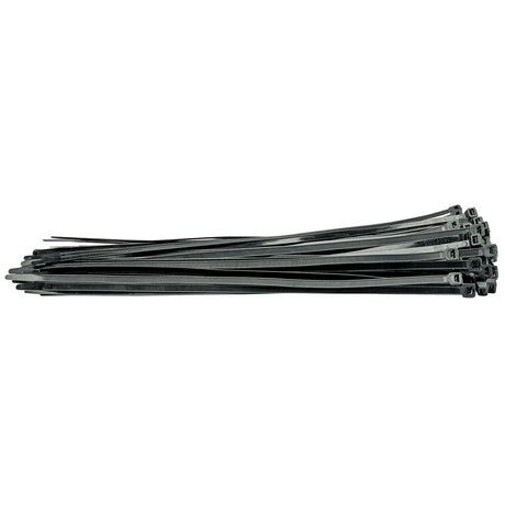 Draper Cable Ties, 7.6 X 400mm, Black (Pack Of 100) - CT6B - Farming Parts
