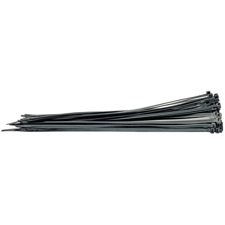 Draper Cable Ties, 8.8 X 500mm, Black (Pack Of 100) - CT7B - Farming Parts
