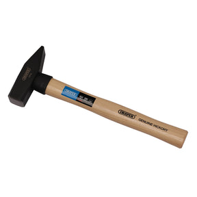 A Draper Engineers Hammer with a hickory shaft, 800G/28Oz (model LH800D), featuring a carbon steel head and a genuine hickory wooden handle, positioned diagonally on a white background.
