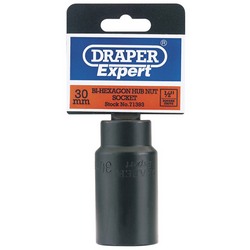 Draper Hub Nut Impact Socket, 1/2" Sq. Dr., 30mm - HNS-30 - Farming Parts