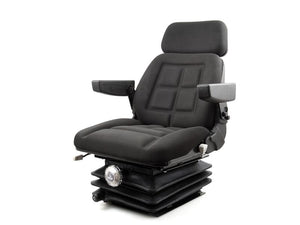 Sparex Mechanical Suspension Seat Adjustable Comfort Black Cloth | S.71650