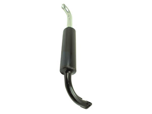 Vertical Silencer 110 MM Black with Silver Pipe - Sparex Part S.71925