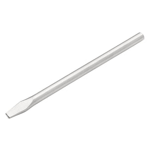 A silver flat blade Draper Spare 25W soldering iron tip, designed for use with the 71415, 71416, and 71422 models - YSI25K.