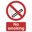 Draper No Smoking' Prohibition Sign, 200 X 300mm - SS15 - Farming Parts