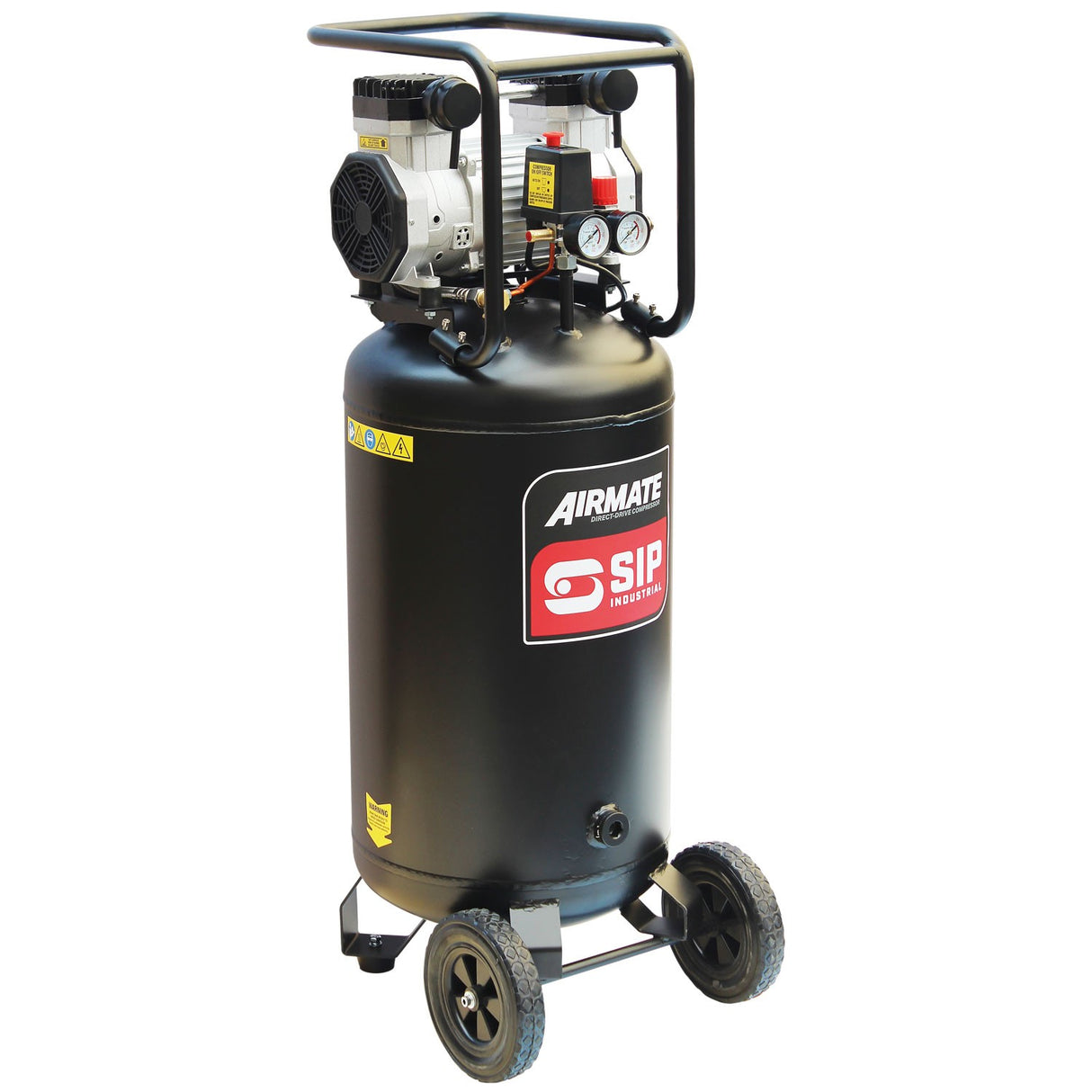 SIP DD 3hp 100ltr Low Noise Vertical Compressor - IP-05484