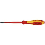 Knipex 98 20 40 Sl Vde Insulated Slotted Screwdriver, 4.0 X 100Mm - Slim | 98 20 40 Sl