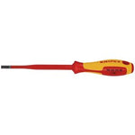 Knipex 98 20 55 Sl Vde Insulated Slotted Screwdriver, 5.5 X 100Mm - Slim | 98 20 55 Sl