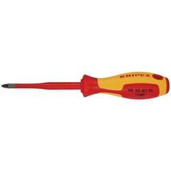 Knipex 98 25 02 Sl Vde Insulated Pozidriv® Screwdriver, Pz2 X 100Mm - Slim | 98 25 02 Sl