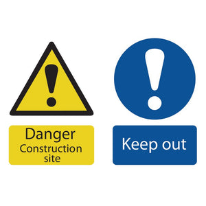 Danger Construction Site - Discontinued - SS52 - DR-72915