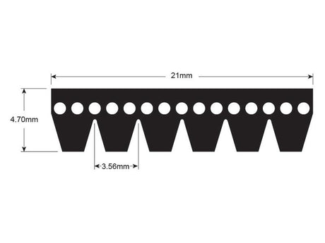 Agribelt Poly V / Multi-Rib Belt - PK Section - Belt No. 6PK1740 | S.73313 - Product Image 2