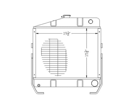 Sparex Radiator | S.73813 - Product Image 3
