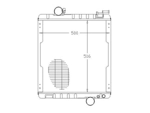 Sparex Radiator | S.73823 - Product Image 3