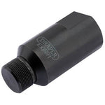 A black Draper M20 Adaptor - IRT/A from Draper, featuring a cylindrical body and a threaded end.