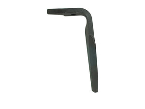 Sparex Hardfaced Power Harrow Blade 60x18x295mm RH. Hole centres: Hole Ø 19mm. Replacement for Amazone. To fit as: 954426SC | S.74780 - Product Image 1