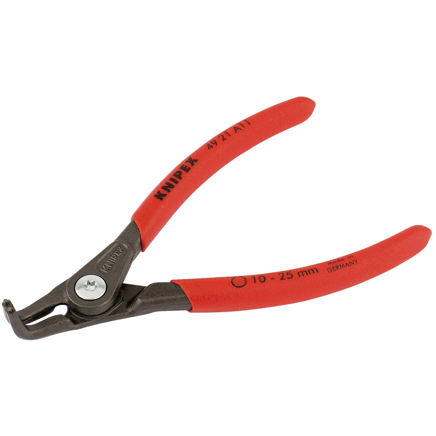 Draper Knipex 49 21 A11 90&Deg; External Straight Tip Circlip Pliers, 10 - 25mm Capacity, 130mm - 49 21 A11 - Farming Parts