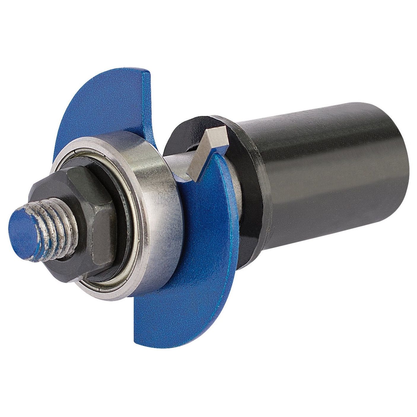 Draper Tct Router Bit, No.10 - RB24, with a blue guide ring and black shaft.