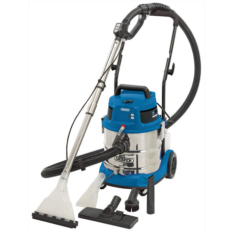Draper 3 In 1 Wet And Dry Shampoo/Vacuum Cleaner, 20L, 1500W - SWD1500 - Farming Parts