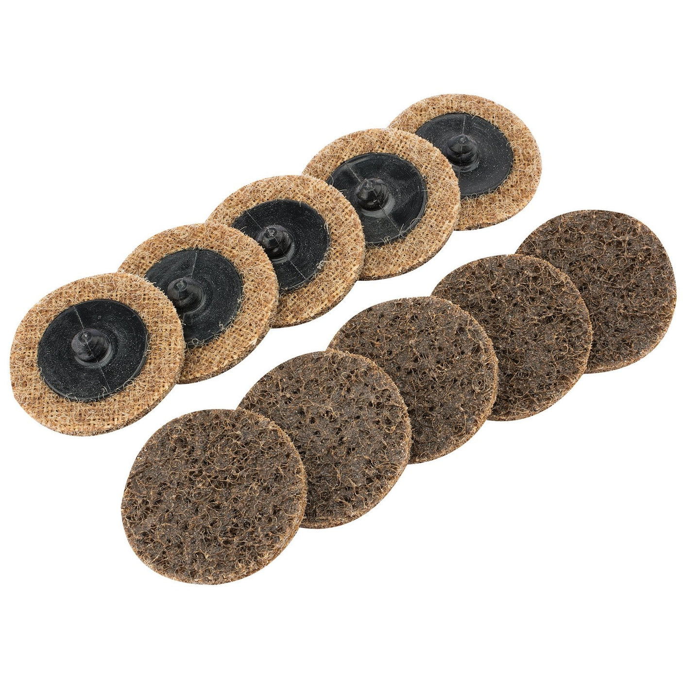 Draper Polycarbide Abrasive Pads, 50mm, Coarse (Pack Of 10) - SCP2 - Farming Parts