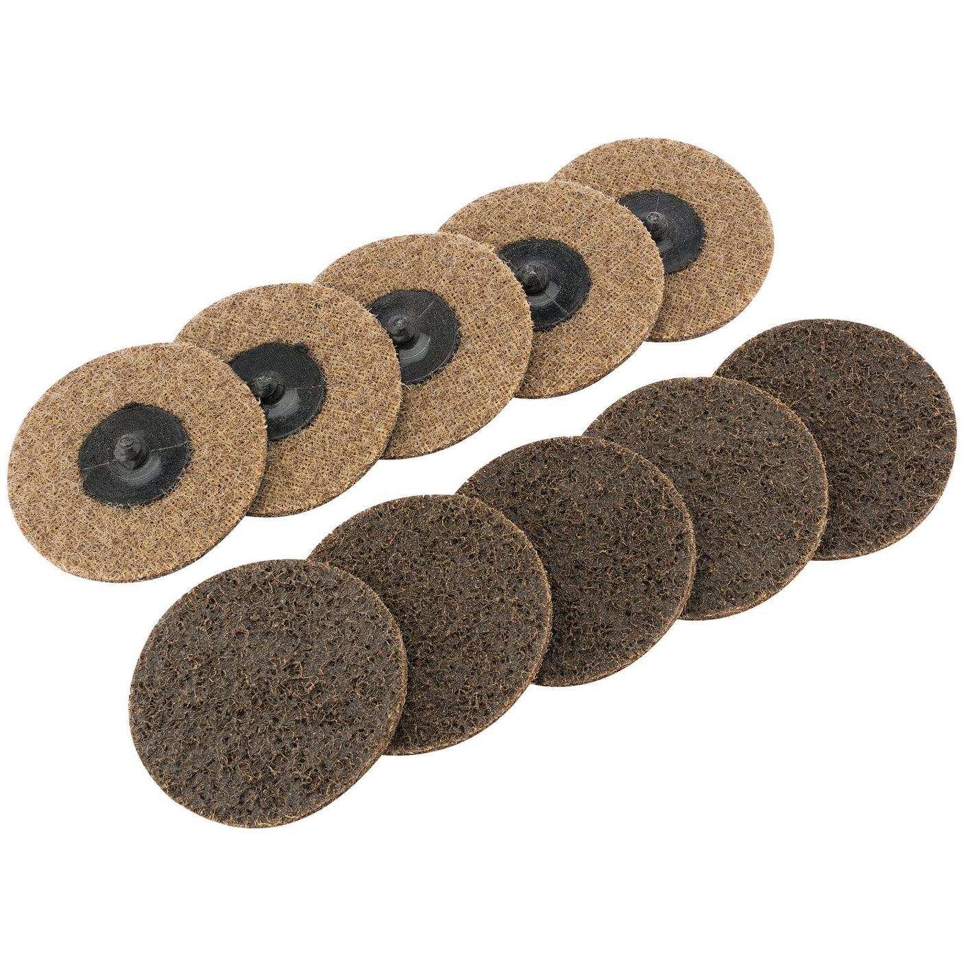 Draper Polycarbide Abrasive Pads, 75mm, Coarse (Pack Of 10) - SCP3 - Farming Parts